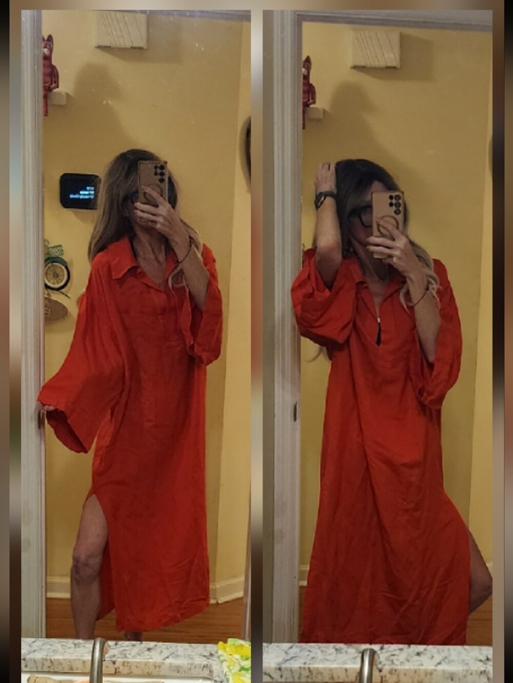Stunning Zara Linen Blend Caftan